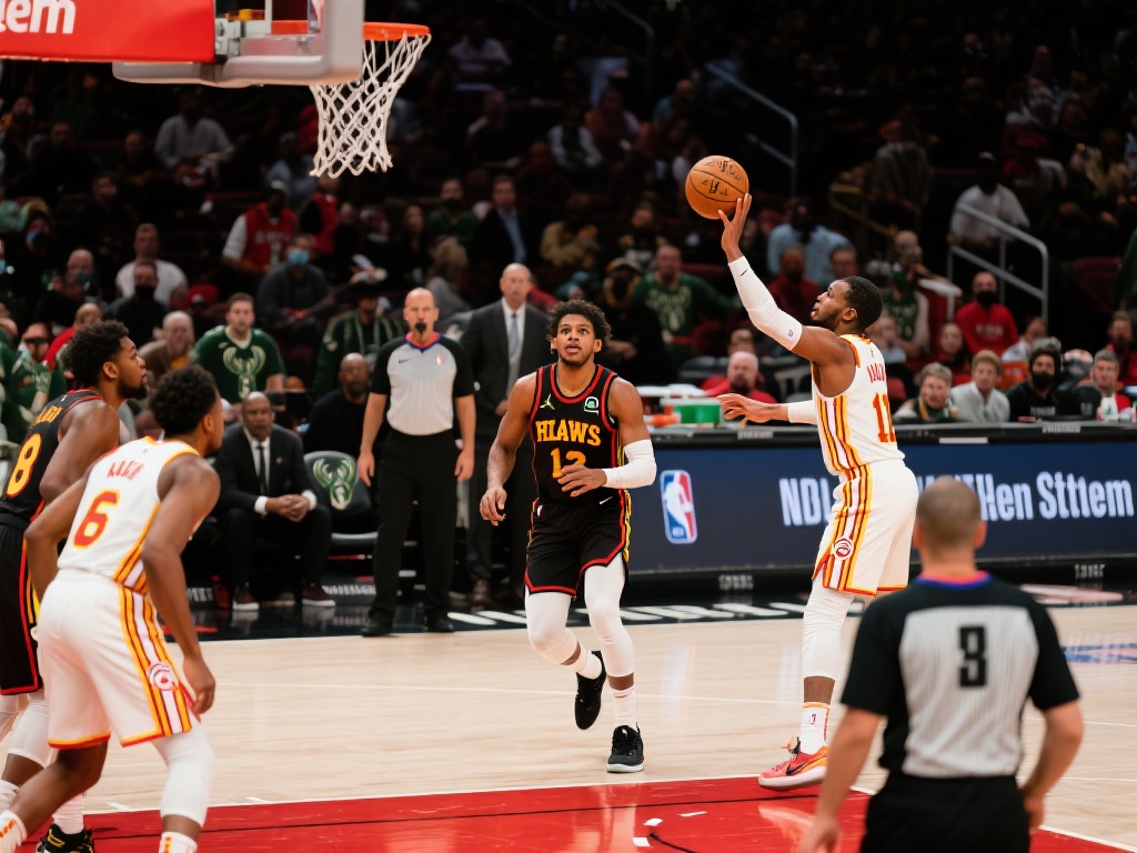 里萨谢狂砍36分 老鹰力克雄鹿 让我们回顾一下比赛中的一个关键片段。在最