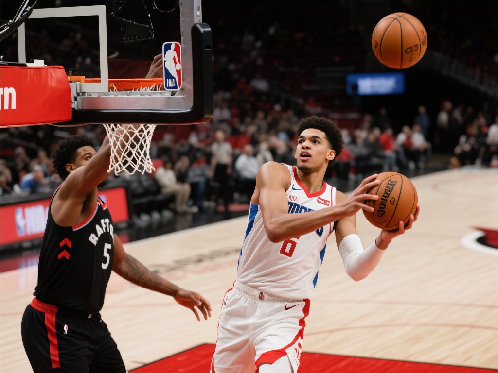 申京内线强打 转身抛投命中 在现代篮球中,内线球员的角色正在发生深刻